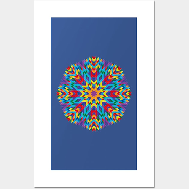 Wish Fulfillment Mandala Wish Granting Mandala Wall Art by JeLoTall